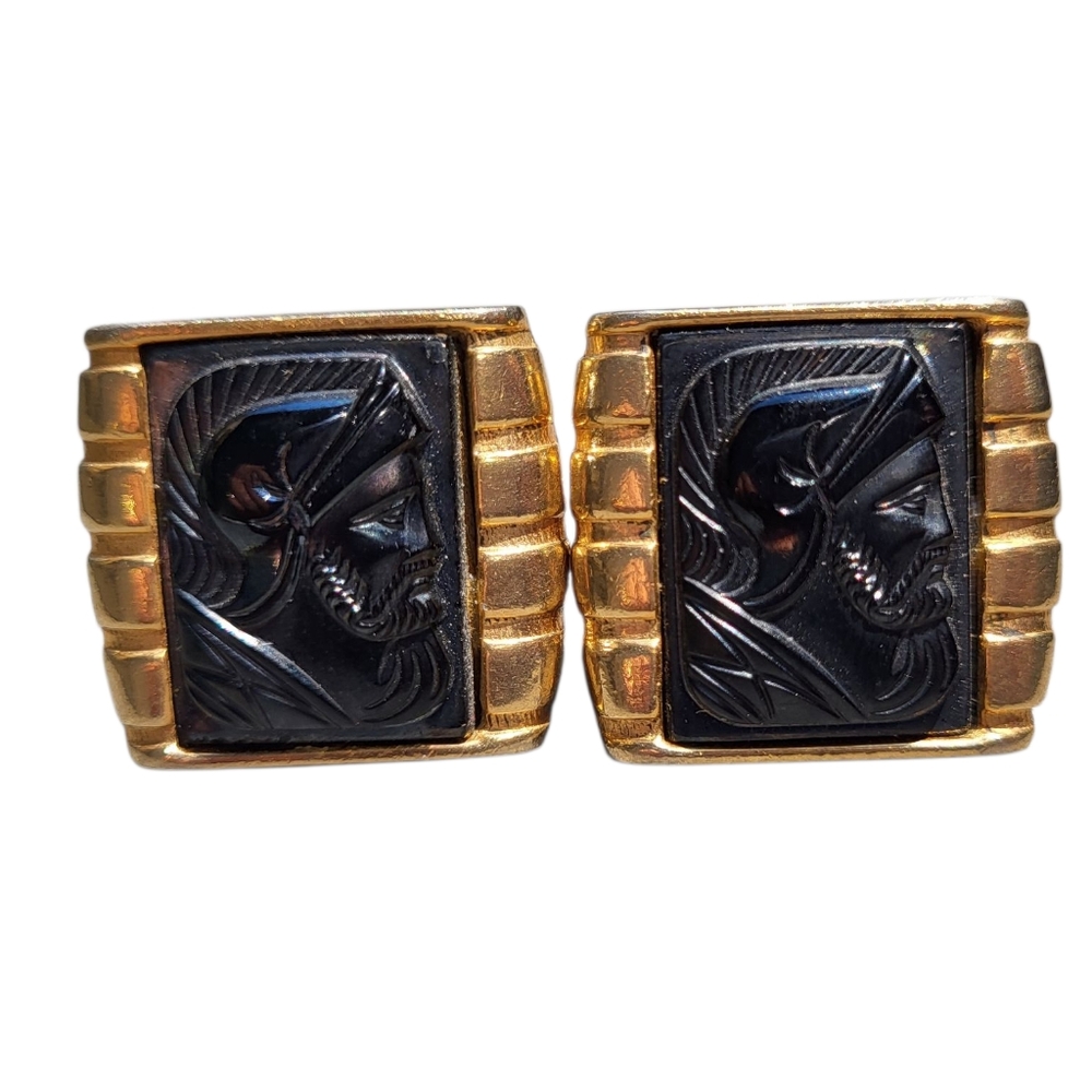 Vintage Anson Roman Soldier Cufflinks